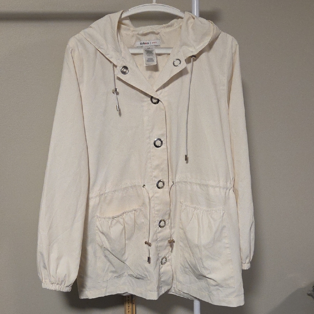 Style & Co. Sport Women's Lightweight Hooded Jacket Size S